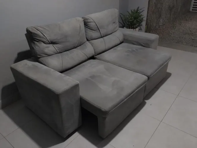 Sofá retrátil e reclinável entrego ler anúncio 