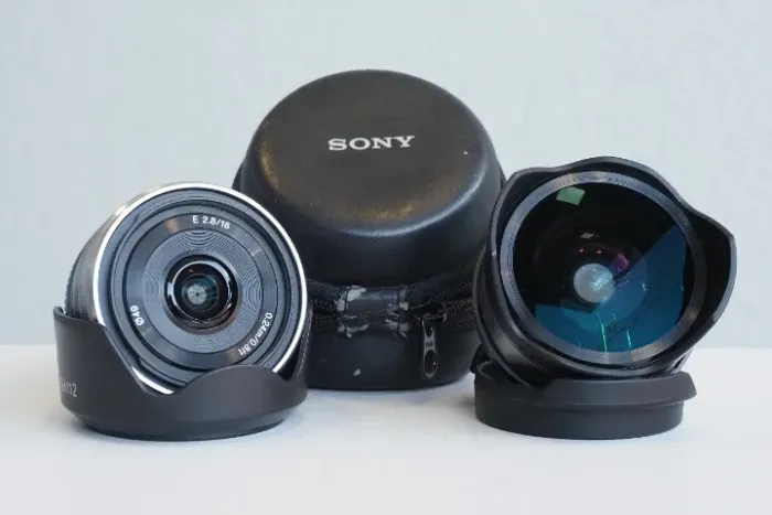 Kit Lente Sony E 16mm f/2.8 + Conversor Fisheye VCL-ECF1