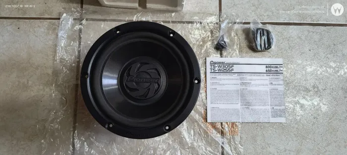 Subwoofer Pioneer novo TS-W255F 10 pol 650w vintage relíquia 