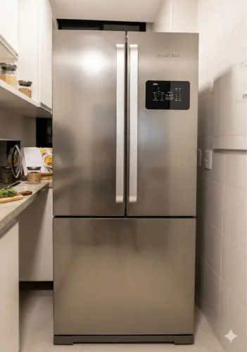 Geladeira Brastemp Ative! Inverse French Door - Inox