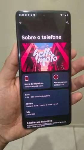 Moto Edge 60 fusion impecável
