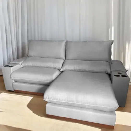 Sofá Retrátil Urban Cinza 2,50 m