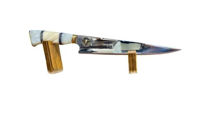 Faca Estilo Bicuda Campeira Em Aço Inox