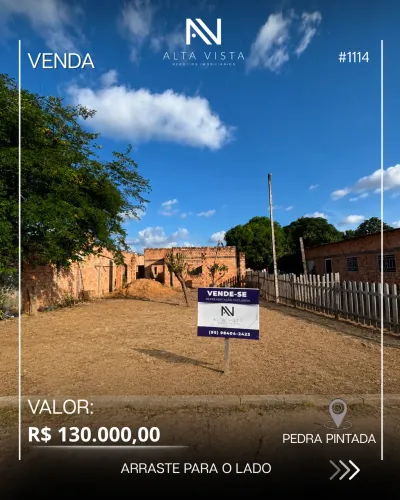TERRENO À VENDA | PEDRA PINTADA