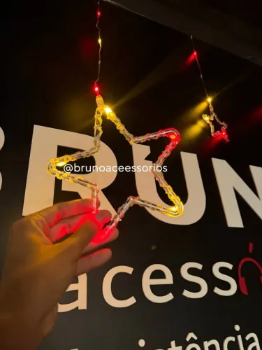 CASCATA DE LED ESTRELA NATAL 3 METROS