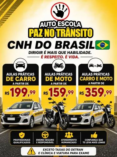 Auto escola paz no trânsito 