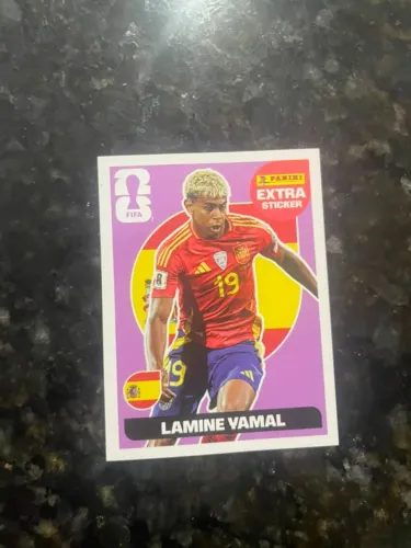 Figurinha Bordô Lamine Yamal