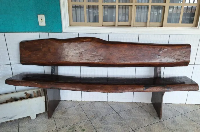 BANCO DE MADEIRA RÚSTICO 