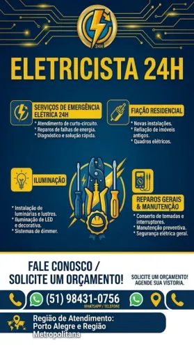Atendimento 24h Porto Alegre e região metropolitana.