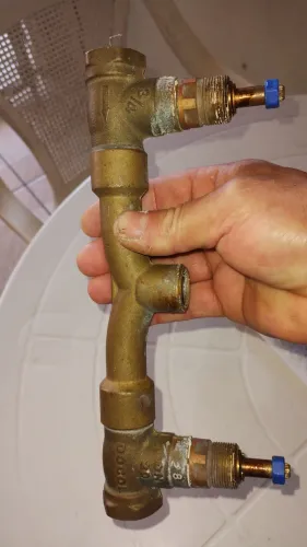 Misturador pra chuveiro duplo comando Docol 3/4