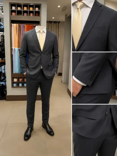 Terno Cinza Chumbo Brossman original 