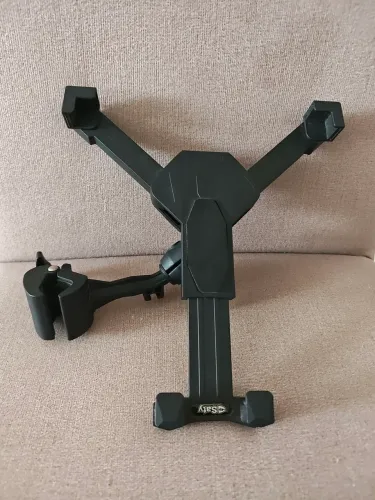 Suporte Articulado Tablet Saty Preto Rotação 360° Base Tipo Morça