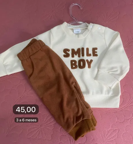 Conjunto moletom infantil