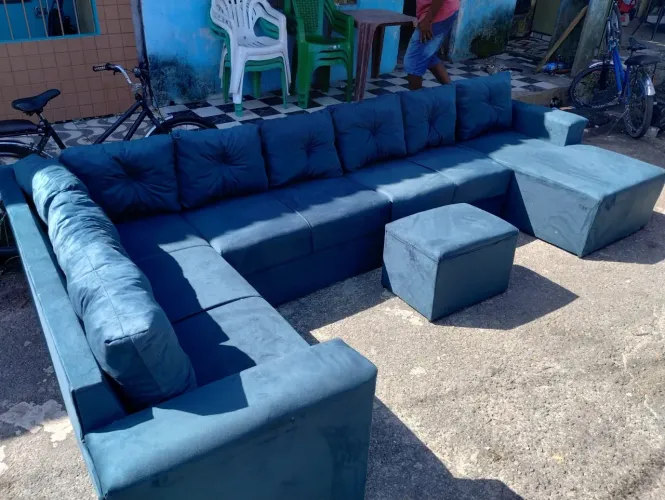 Promoção sofá U nove lugares novos e completos, várias cores disponíveis