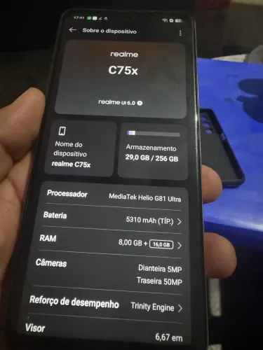 REALME C75x