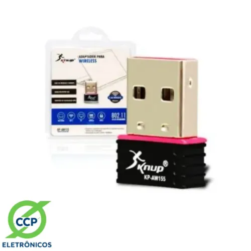 Adaptador Wireless 150mb/s Usb 2.0 KNUP - KP-AW155