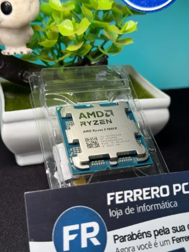 Processador AMD Ryzen 5 9600X, 3.9GHz (5.4GHz Turbo)