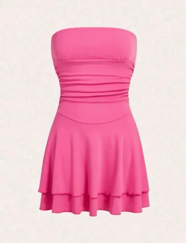 Vestido de Camadas Duplas