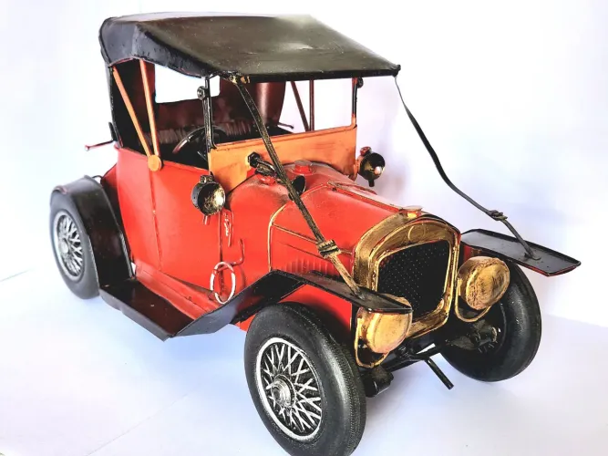 Carro vintage miniatura Decoração 