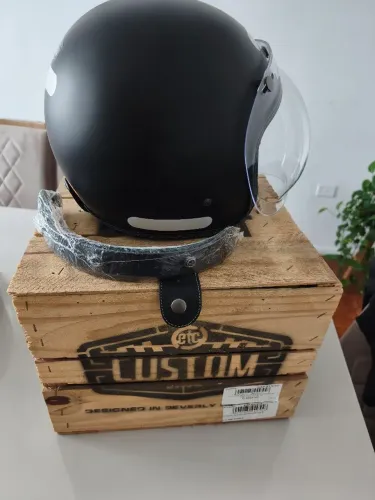 Capacete aberto custom
