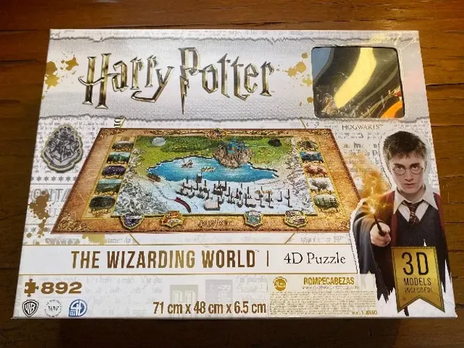 QUEBRA-CABEÇA HARRY POTTER 4D - THE WIZARDING WORLD (892 peças)
