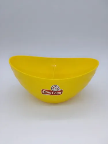 Petisqueira Plástico Elma Chips Promocional Anos 90 - 18 cms