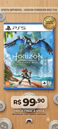Jogo Horizon Forbidden West - PS5 (Mídia Física Original)