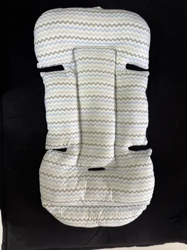 Kit Ninho + Almofada carrinho + Almofada amamentação - Azul bebê