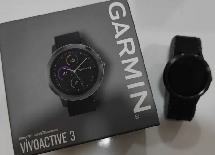 Smartwatch Garmin Vivoactive 3 preto