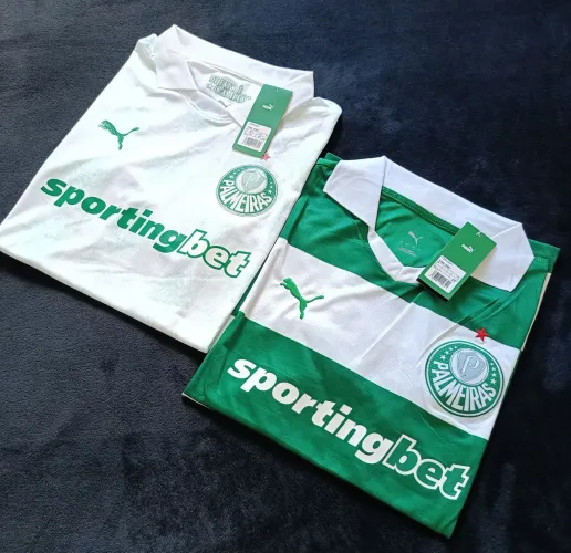 Camisa do palmeiras versão torcedor e jogador