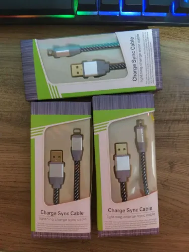 cabo lightning charge sync cable 1m ios nalho