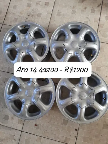 Jogo de rodas aro 14 4x100