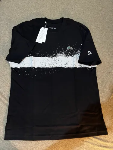 camisa da Lacoste Djokovic preta