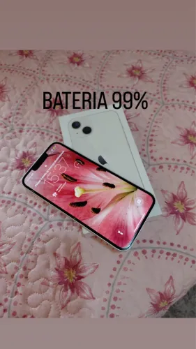 iphone 13 branco 128GB seminovo pouco tempo de uso 