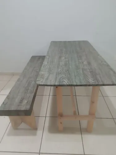 Mesa com Banco Pinus