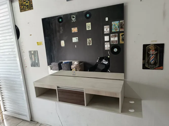 Bancada espelho pra salão