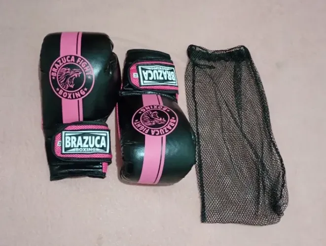 Luvas de Boxe Brazuca Fight Boxing 14oz - Semi novas