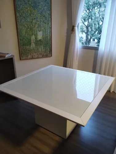 Mesa de jantar branca Tok Stok