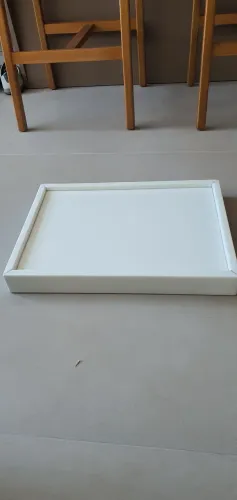 Bandeija decorativa em nanoglass