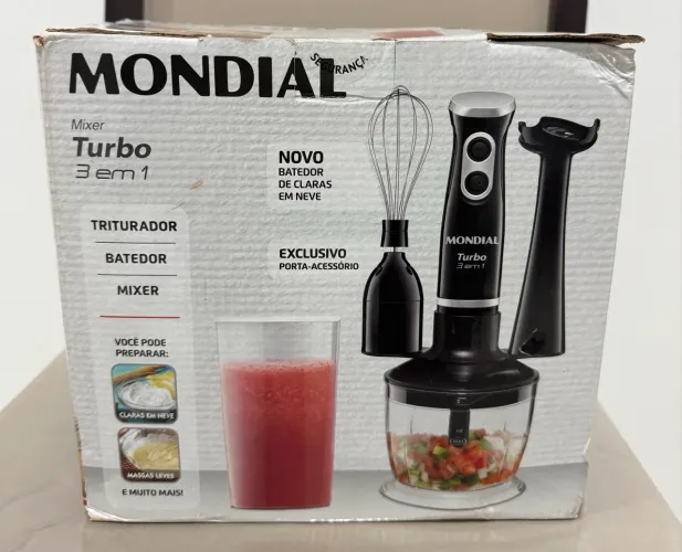 Mixer Turbo Mondial 3em1 400w