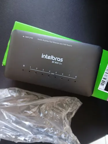 Switch ethernet 8 portas intelbras