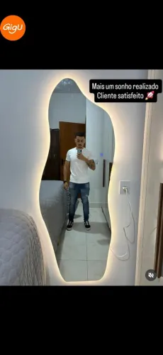 Espelhos com led embutido