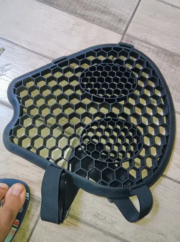 Almofada de gel antiderrapante para motos