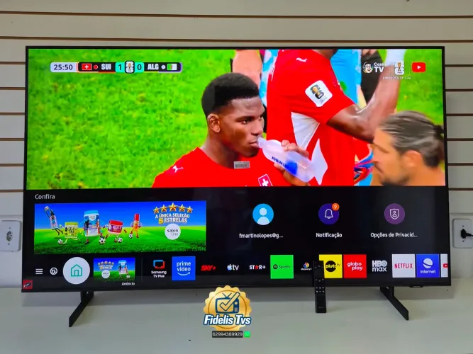 TV SAMSUNG 65 SMART 4K UHD COM XBOX ALEXA, BLUETOOTH TELA NO PLÁSTICO