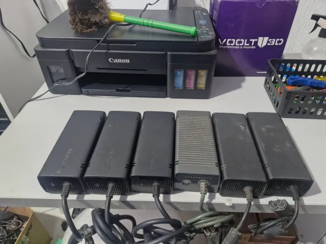 Lote 6 fontes com defeito de xbox 360