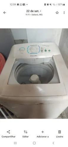 Máquina electrolux 12kg