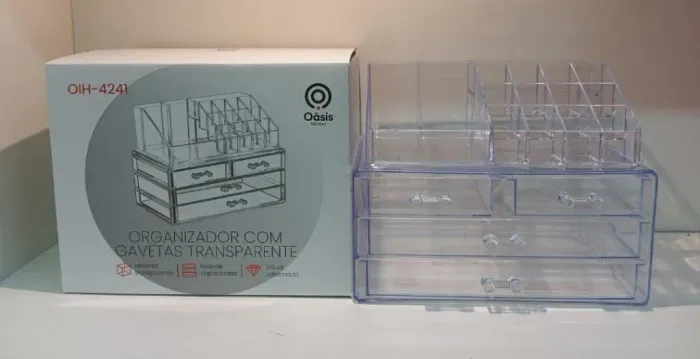 Organizador de maquiagem acrílico 