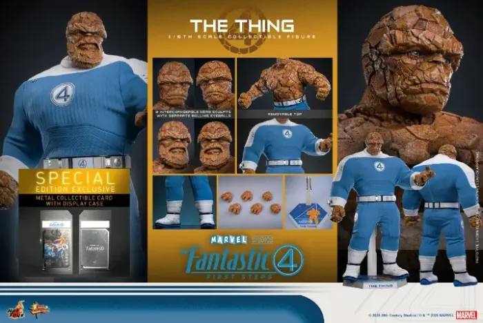 Hot Toys O Coisa Quarteto Fantástisco The Thing (Special Edition)