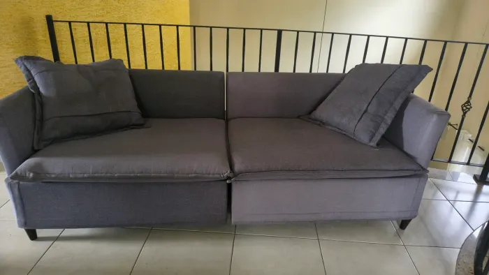 Sofá cinza 2m