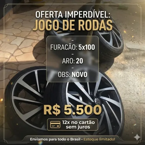 Rodas aro 20 zero 12x sem jutos